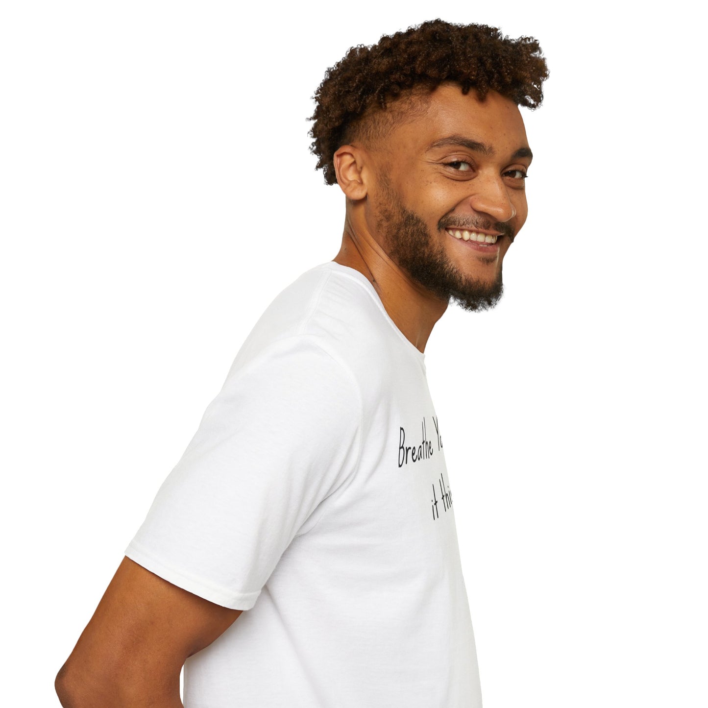 Motivational Quote T-Shirt - Breathe You've Made It This Far, Inspirational Apparel, Self-Care Gift, Relaxed Fit, Positive Affirmation Tee