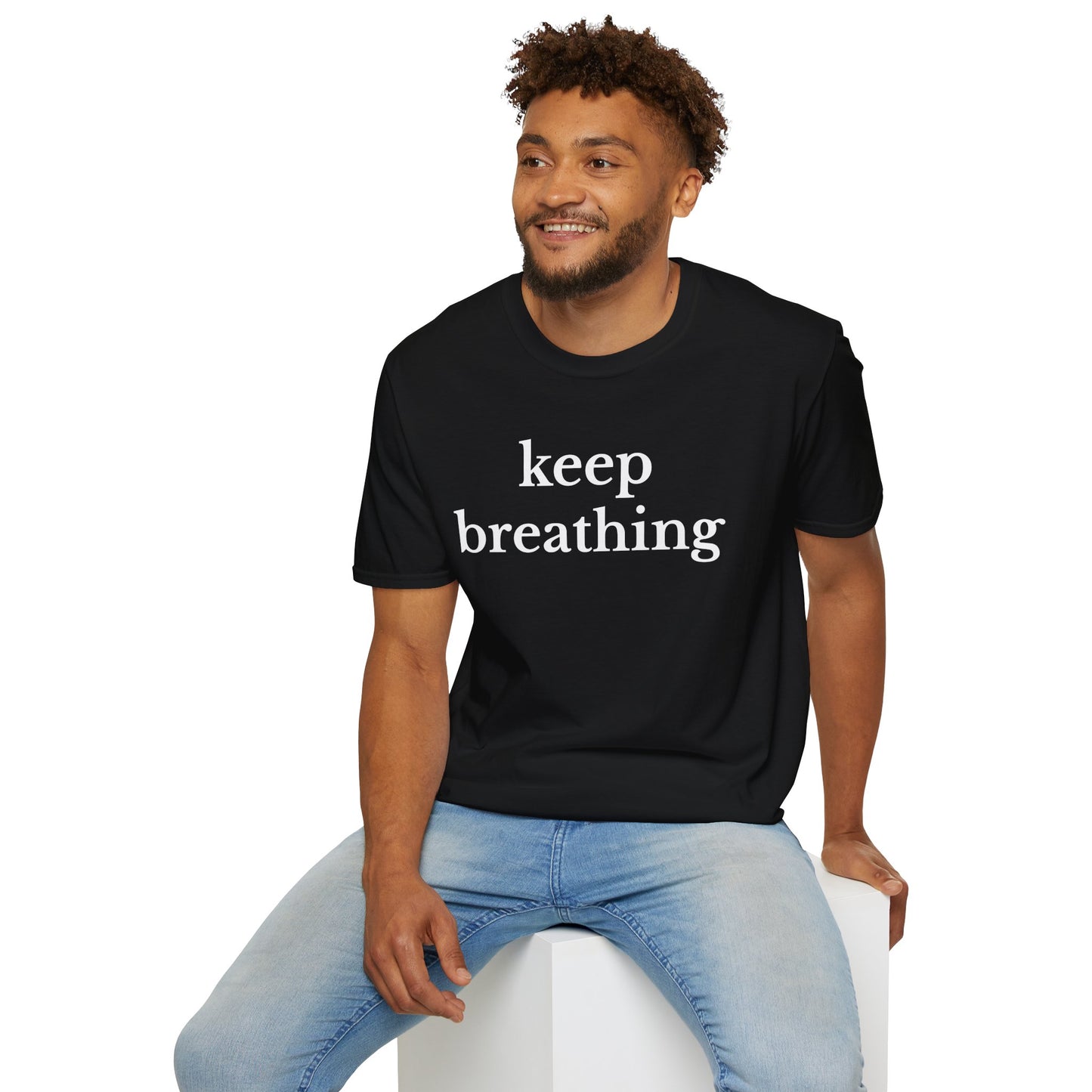 Keep breathing Unisex T-Shirt