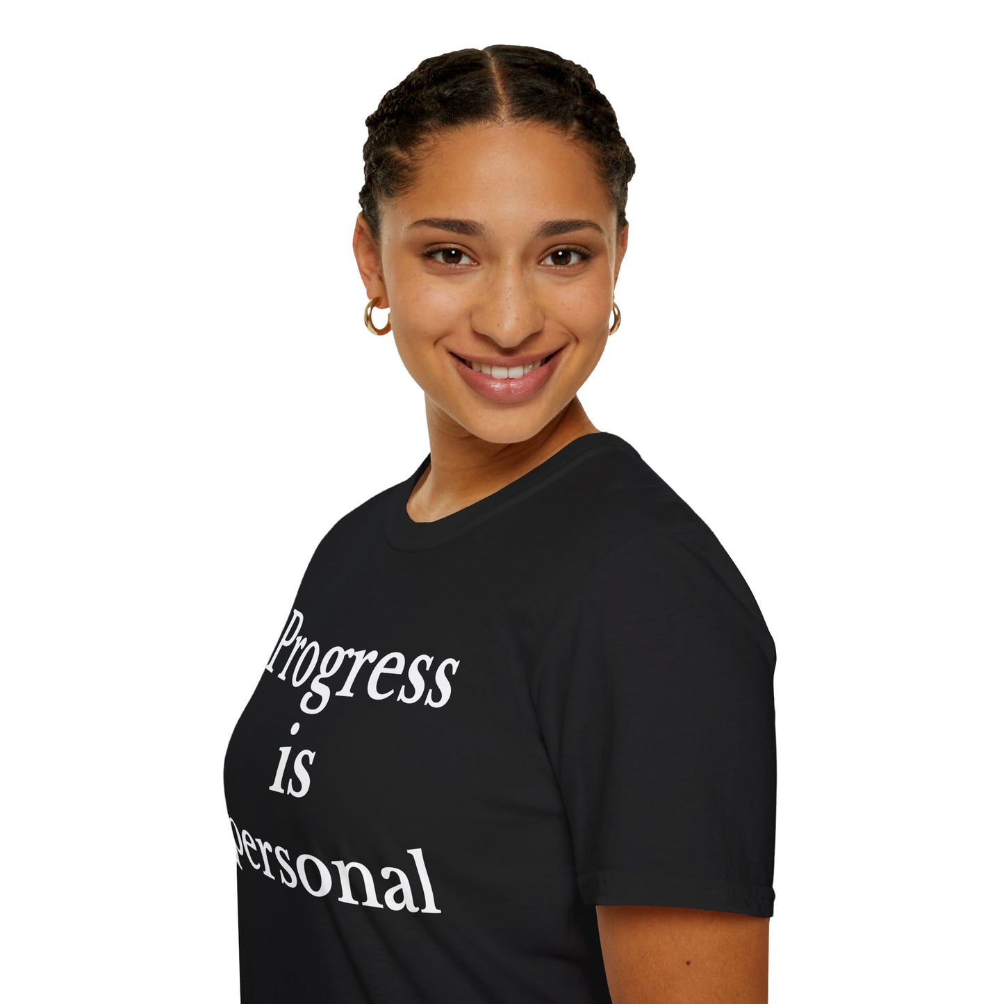 Progress is personal Unisex Softstyle T-Shirt