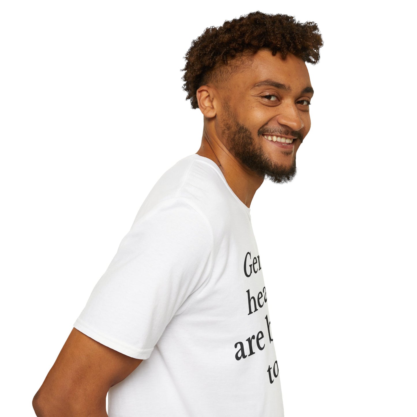 Gentle hearts are brave too Motivational Quote T-Shirt