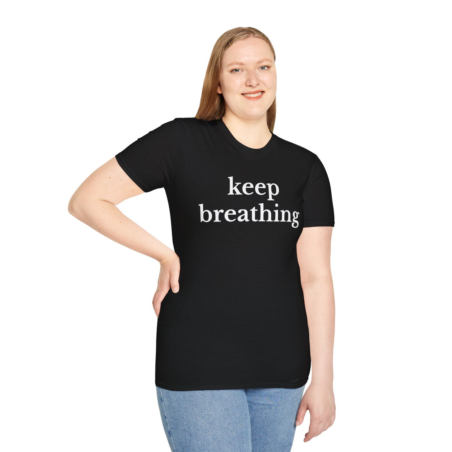 Keep breathing Unisex T-Shirt