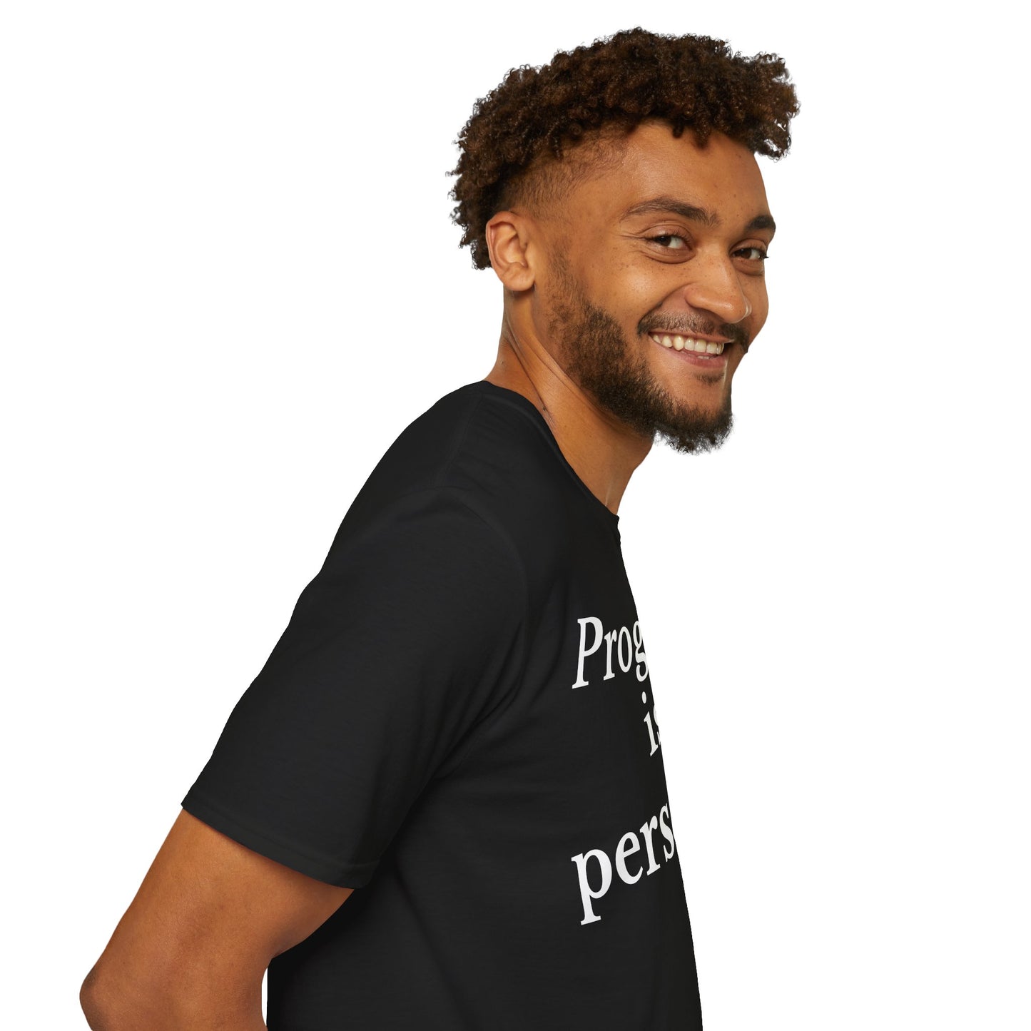 Progress is personal Unisex Softstyle T-Shirt