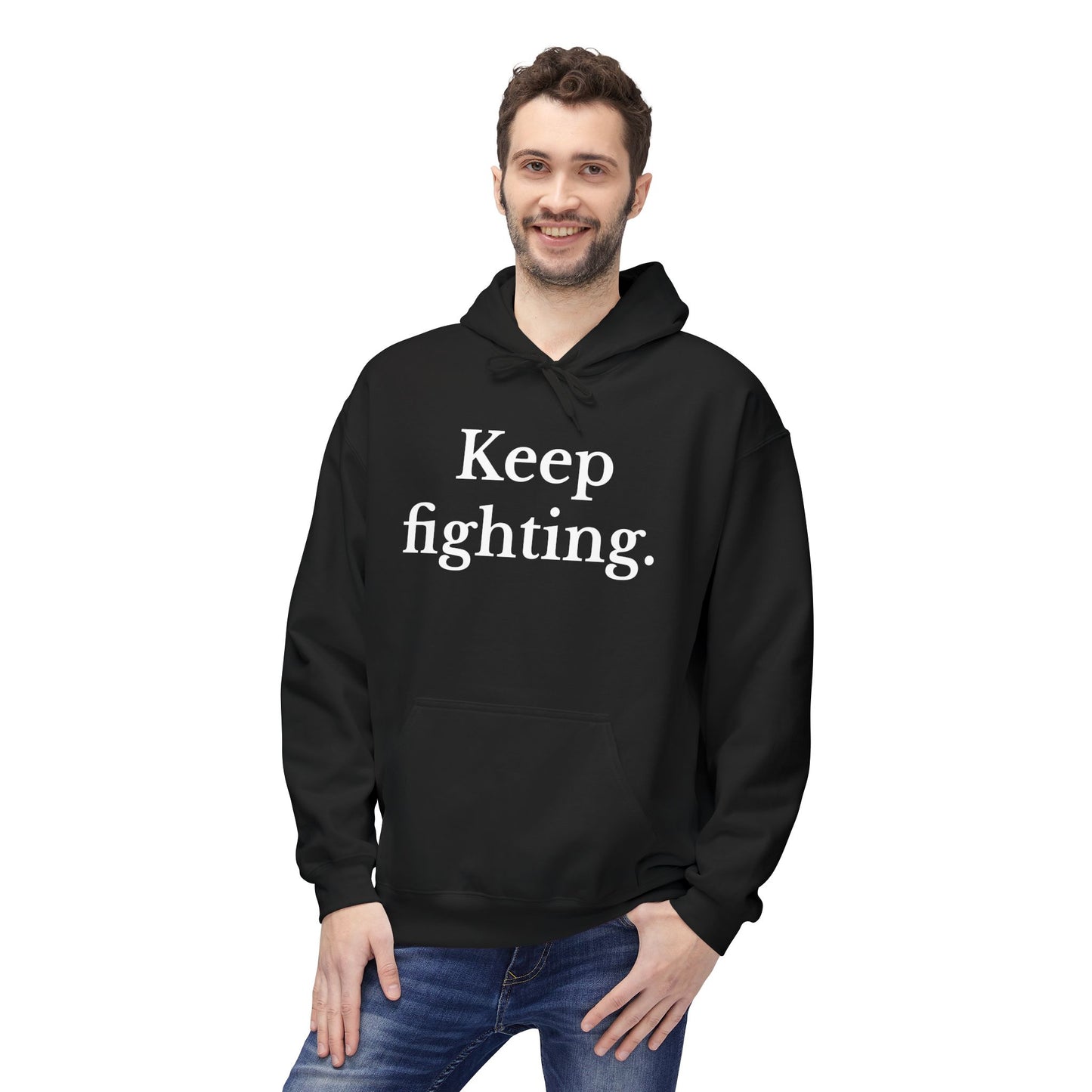 Keep Fighting Fleece Hoodie