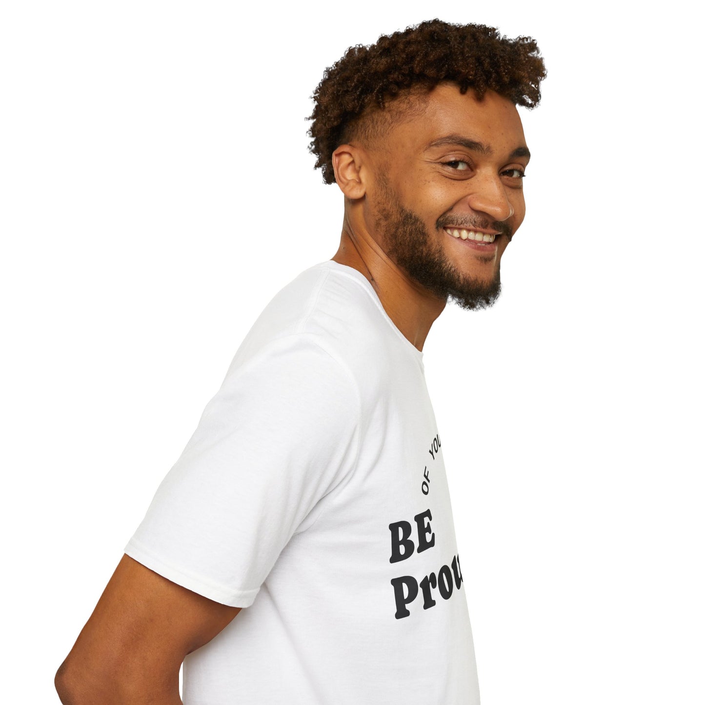 Inspirational Unisex Softstyle T-Shirt - 'Be Proud of Your Small Steps', Motivational Gift, Everyday Wear, Positive Affirmation Shirt, [...]